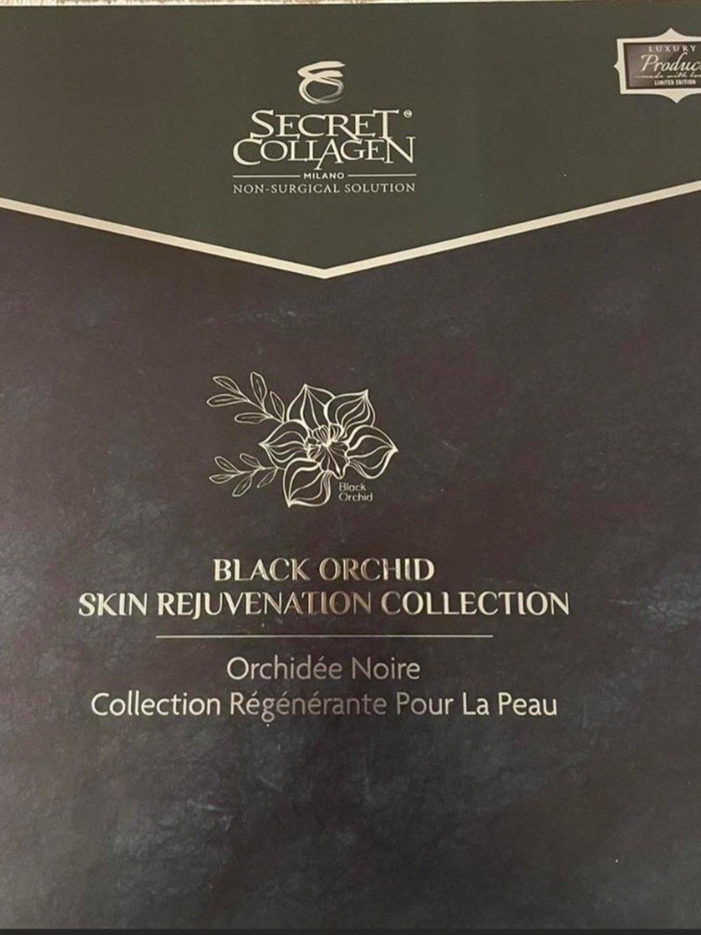 Black Orchid Luxury Skin Rejuvenation Set - Black & Gold
